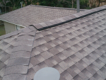GAF Lifetime Roofing Shingles High Definition Weatherwood Color wit Ridge-Vent and Stain Guard. Houston Spring The Woodlands TX by Texas Home Exteriors 281.919.6999