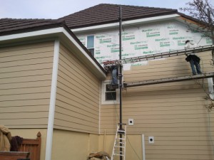 Hardie Siding Installation Job by Texas Home Exteriors