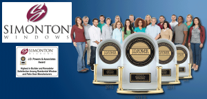Simonton JD Powers Photo Simonton Windows JD Powers Award