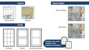 NT Window Glass and Grids Options